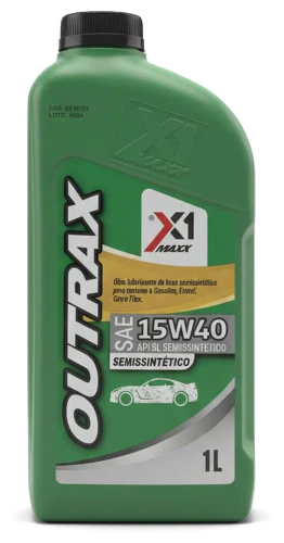 Embalagem do óleo X1 Maxx Outrax 15W40 SL