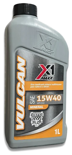 Embalagem do óleo X1 Maxx Vulcan 15W40 CI4