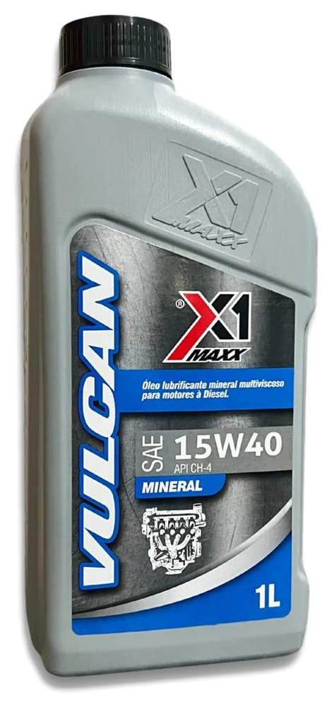 Embalagem do óleo X1 Maxx Vulcan 15W40 CH4