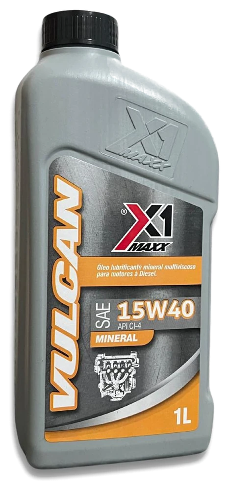 Embalagem do óleo X1 Maxx Vulcan 15W40 CI4